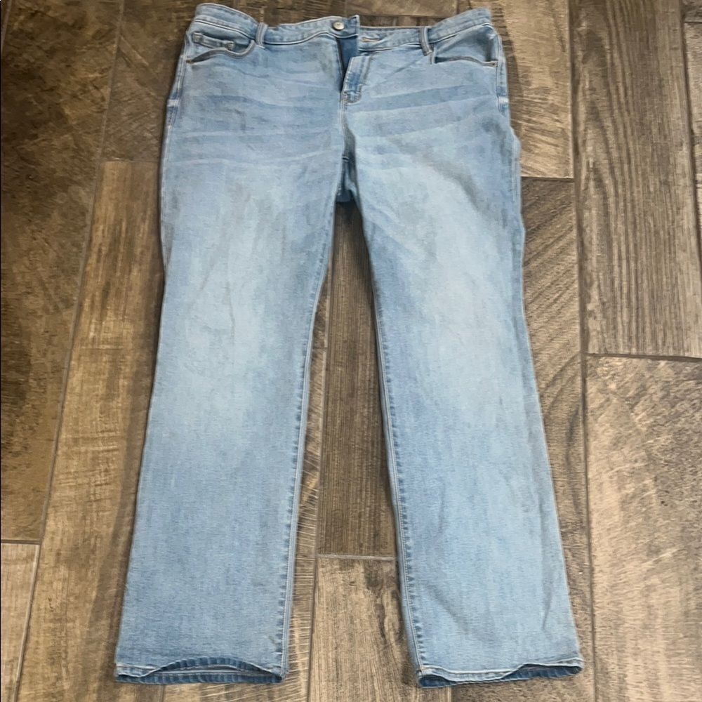 Old Navy Light Blue Women's kicker boot cut Jeans